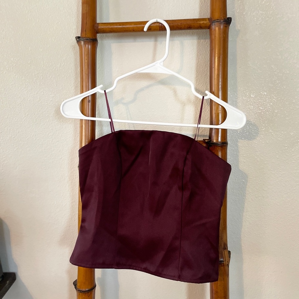 Burgundy Women's Top